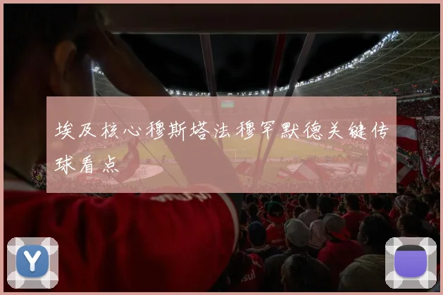 埃及核心穆斯塔法穆罕默德关键传球看点